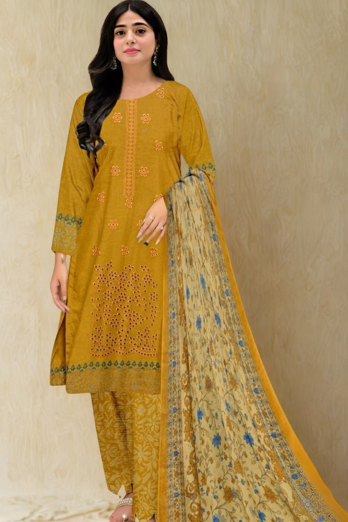 Premium 3PCS digital printed lawn unstitched suit HAO7-625LLW90-ML from ManshaLawn | lawn in Pakistan, lawn suits in Peshawar’s best fabric online store.