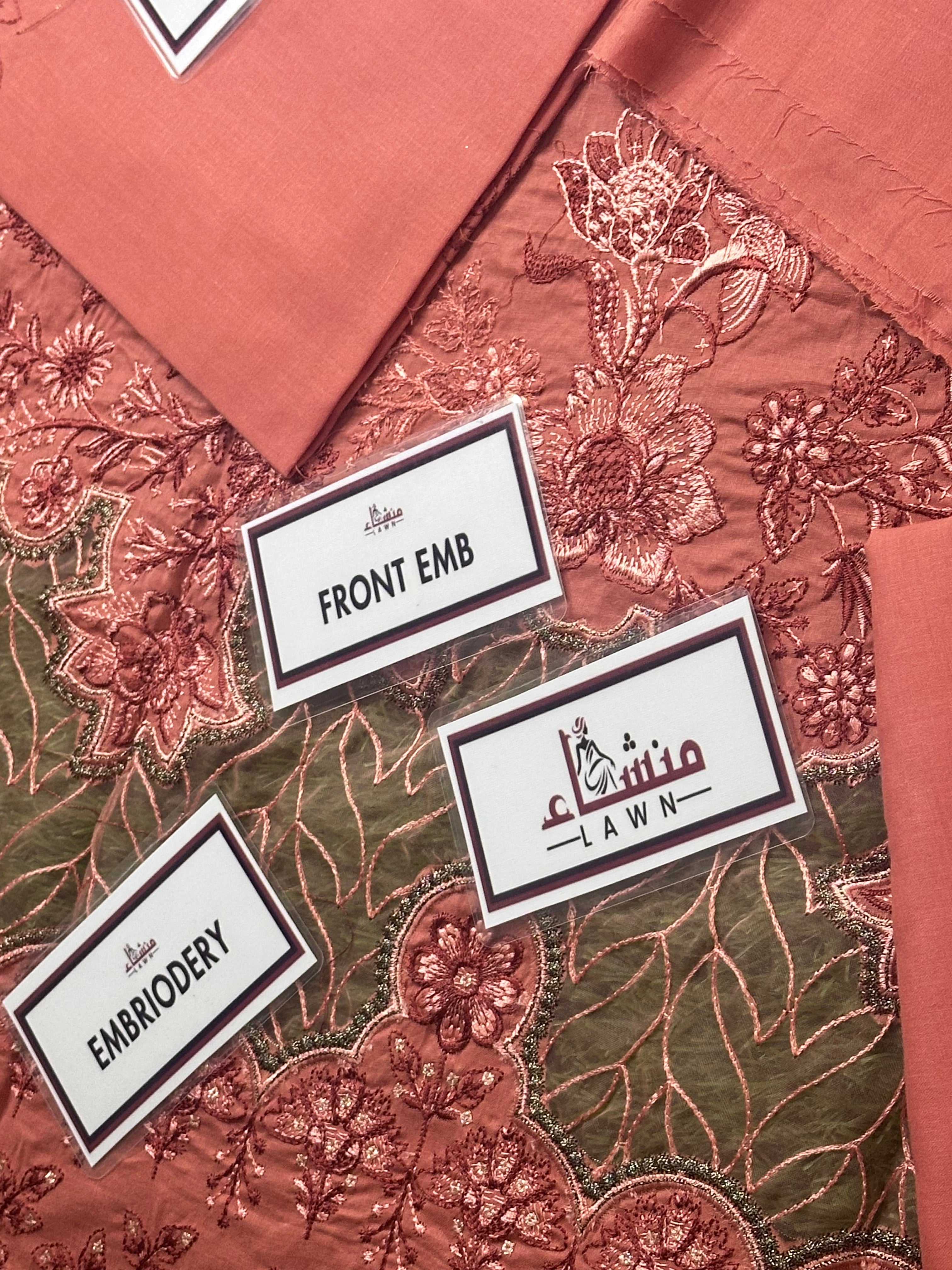 Elegant 3PCS digital printed lawn unstitched suit from ManshaLawn | premium lawn in Pakistan, lawn suits from Peshawar’s best fabric online store