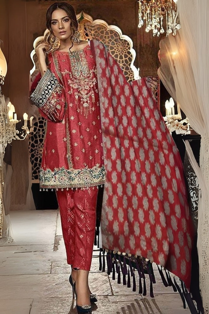 3PCS Digital Printed Lawn Unstitched Suit MRF10-625LLW66-ML - Fancy Collection