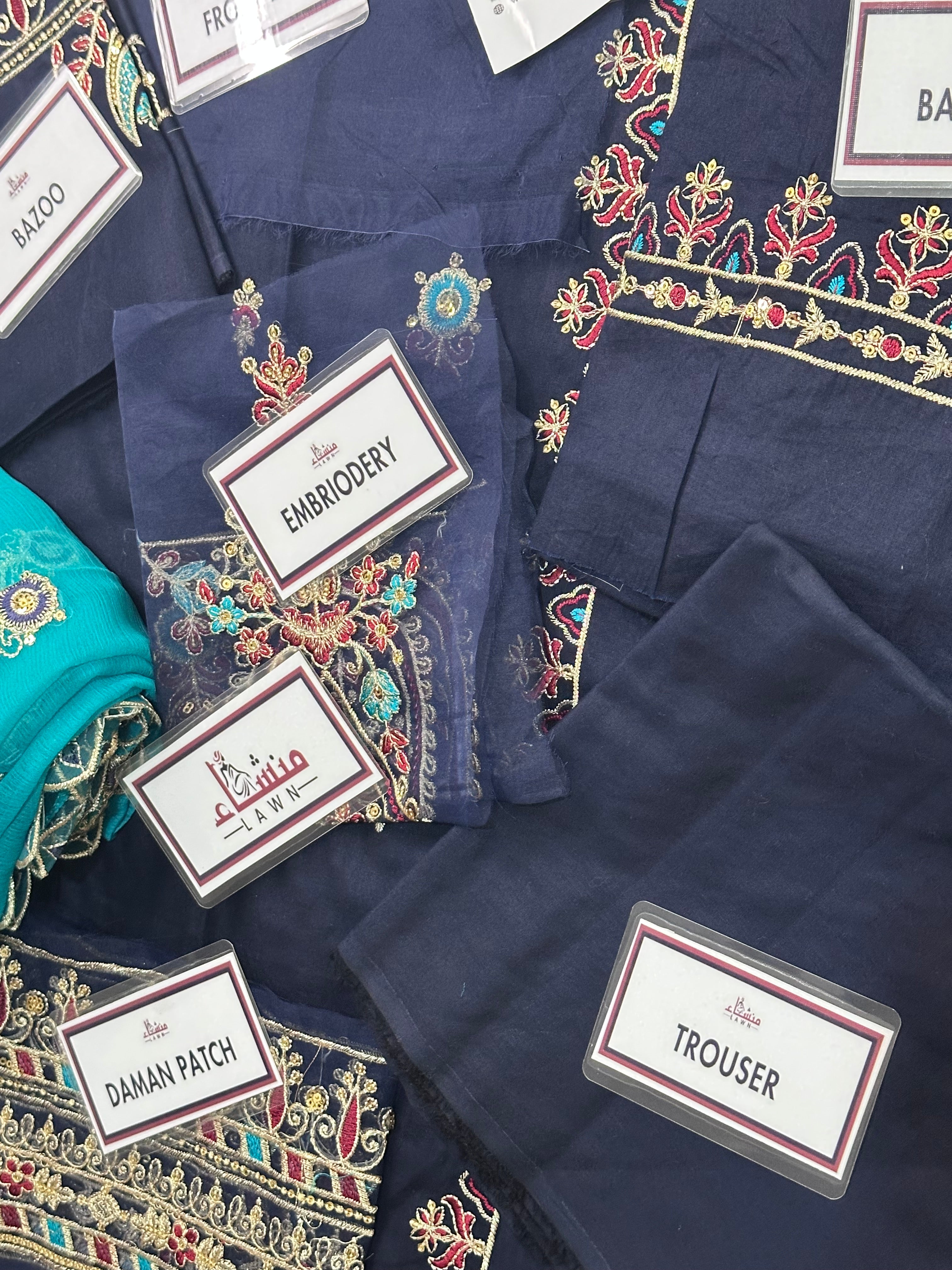 3PCS Digital Printed Lawn Unstitched Suit MRF12-625LLW66-ML - Fancy Collection
