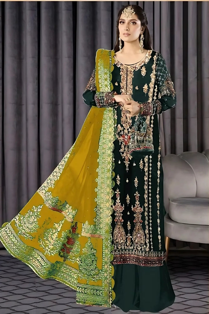 3PCS Digital Printed Lawn Unstitched Suit MRF14-625LLW66-ML - Fancy Collection