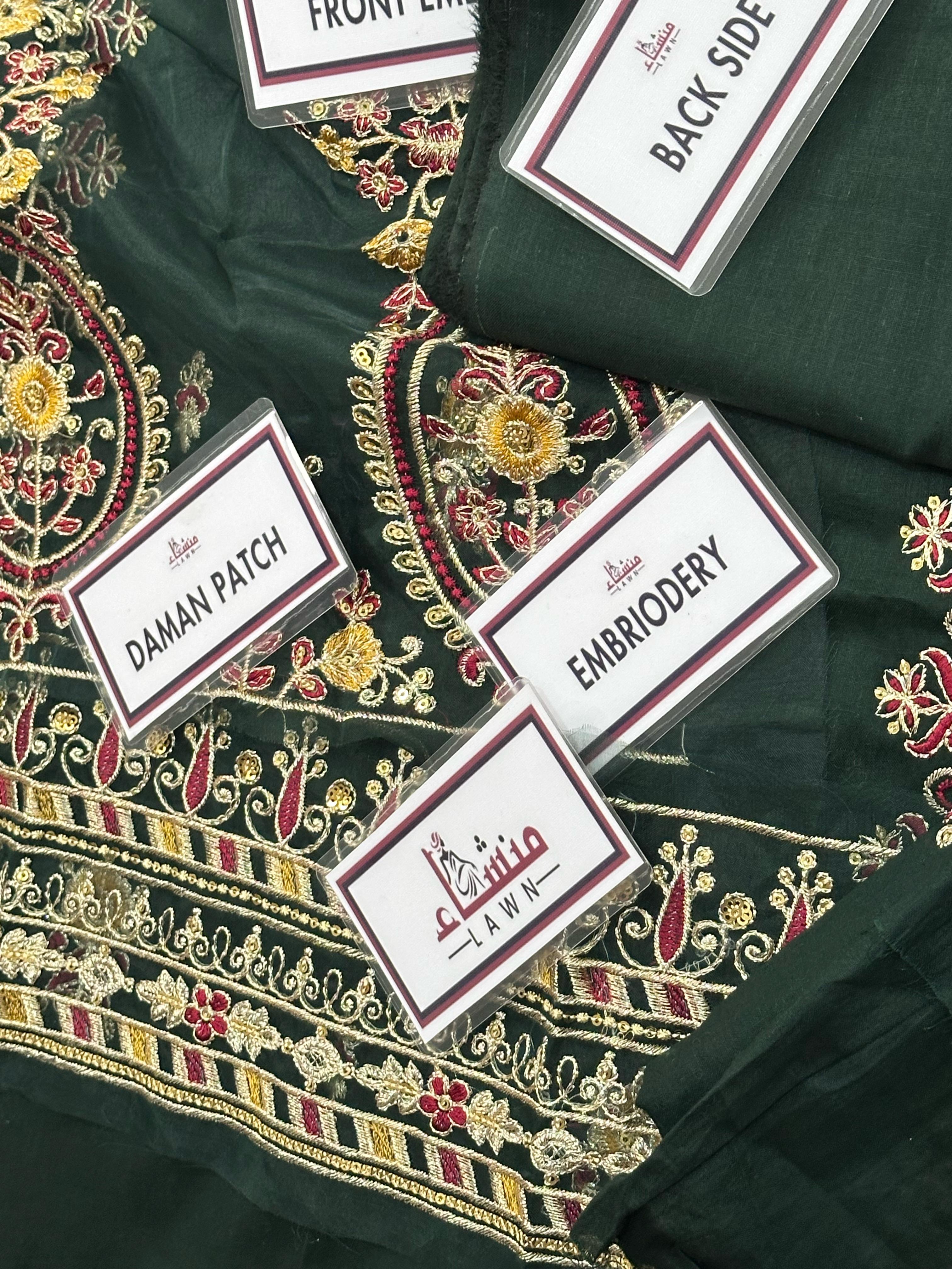 3PCS Digital Printed Lawn Unstitched Suit MRF14-625LLW66-ML - Fancy Collection