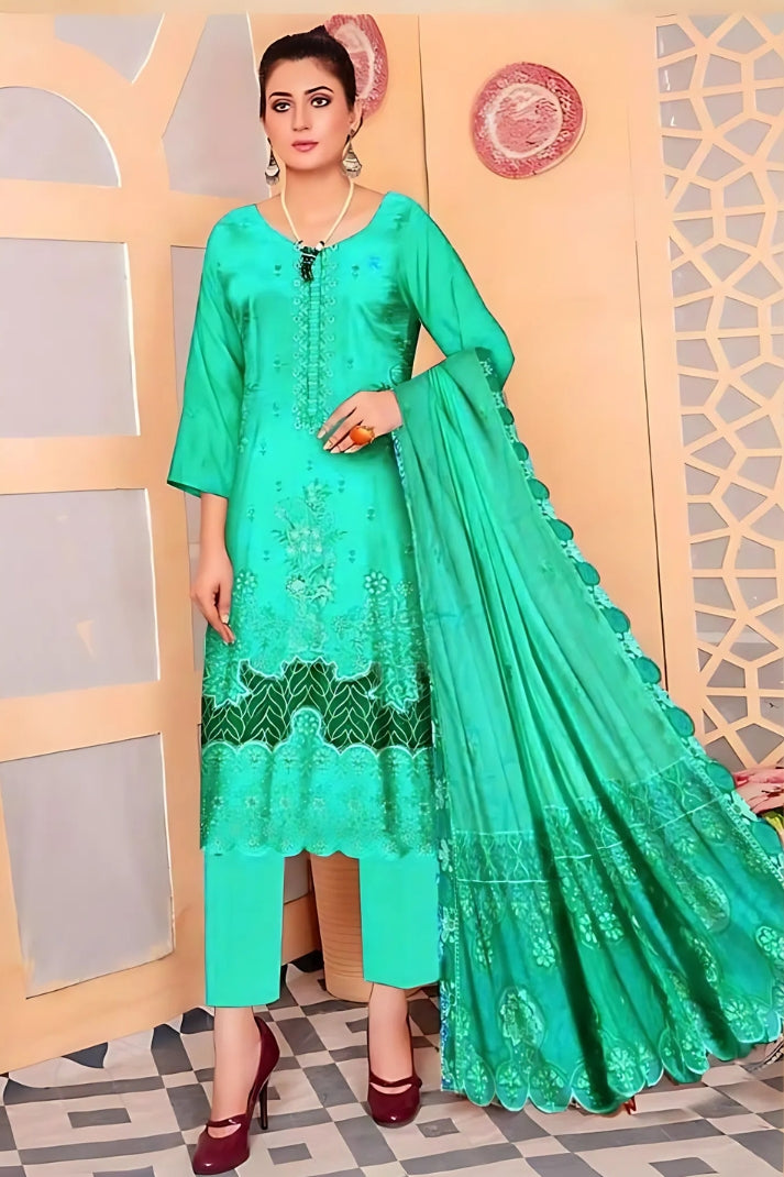 3PCS Digital Printed Lawn Unstitched Suit MRF18-625LLW66-ML - Fancy Collection