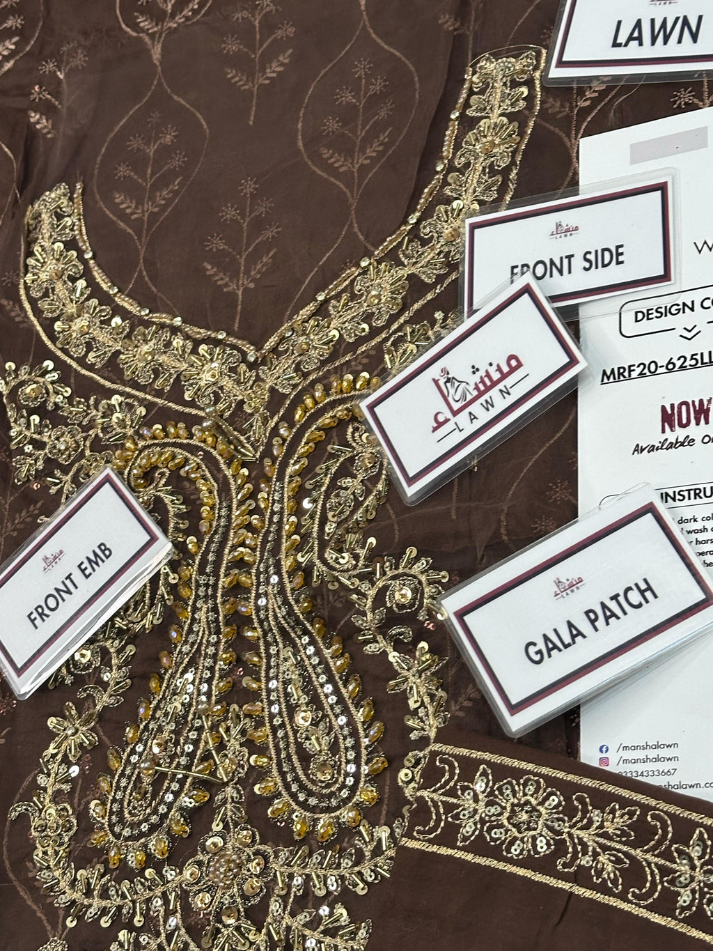 3PCS Digital Printed Lawn Unstitched Suit MRF20-625LLW66-ML - Fancy Collection