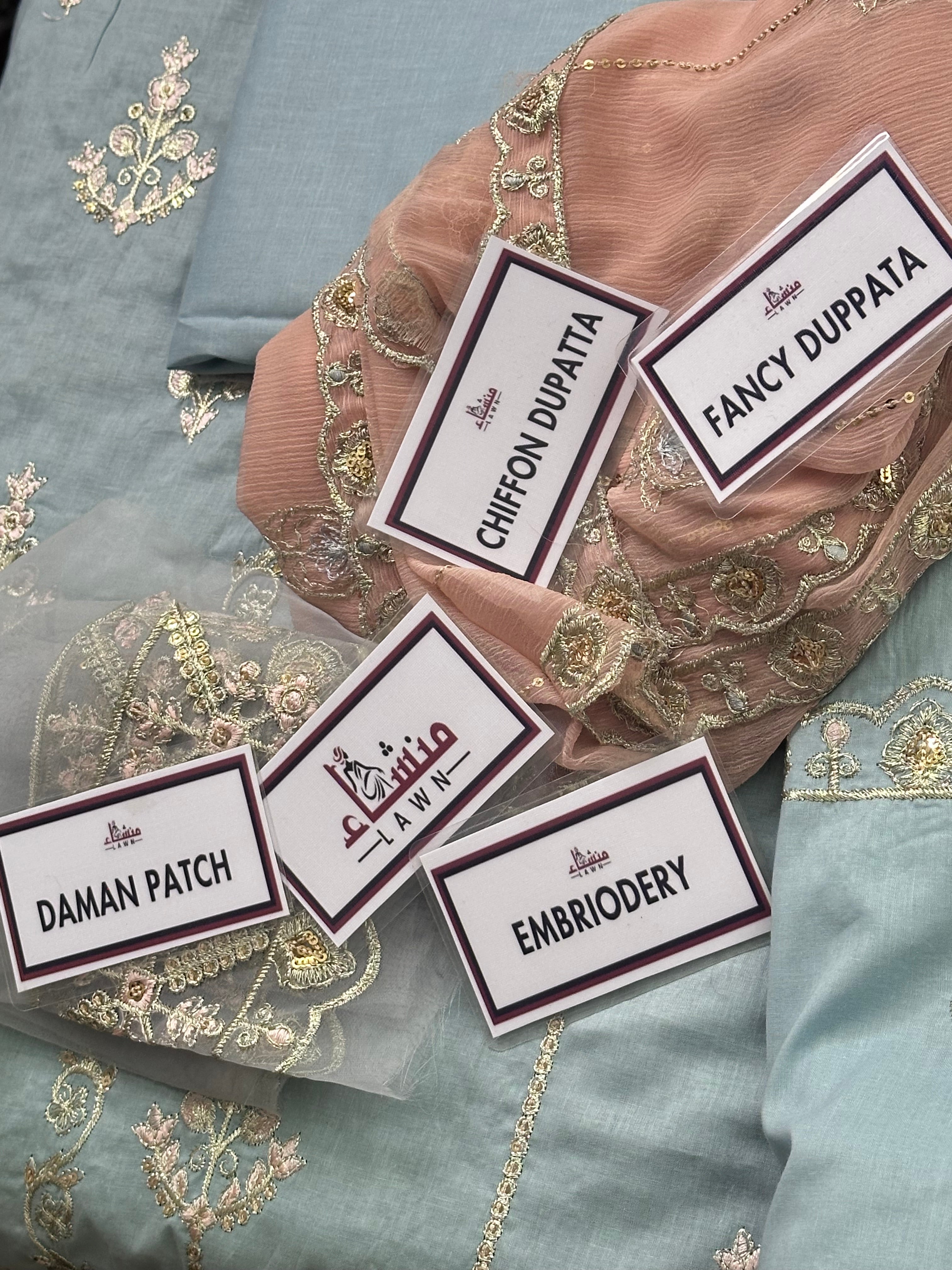 3PCS Digital Printed Lawn Unstitched Suit MRFO3-625LLW066-M - Fancy Collection