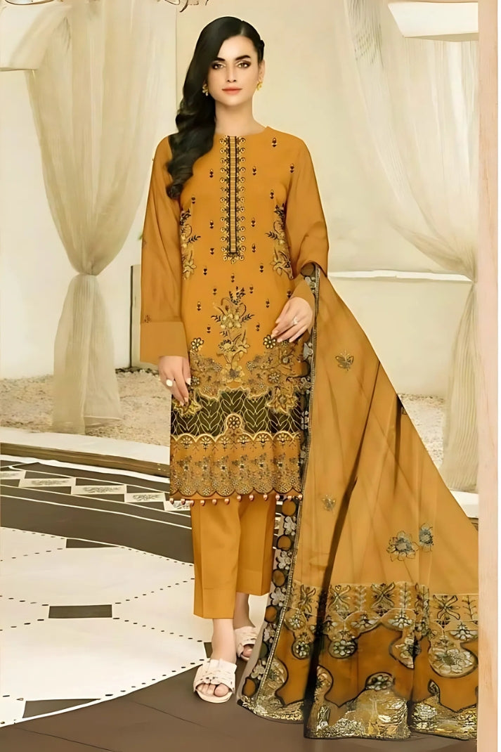 Premium 3PCS digital printed lawn unstitched suit from ManshaLawn | lawn in Pakistan, lawn suits in Peshawar’s best fabric online store