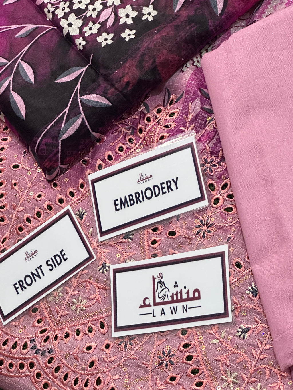 3PCS Digital Printed Lawn Unstitched Suit RA02-01-625LLW91-ML - Fancy Collection