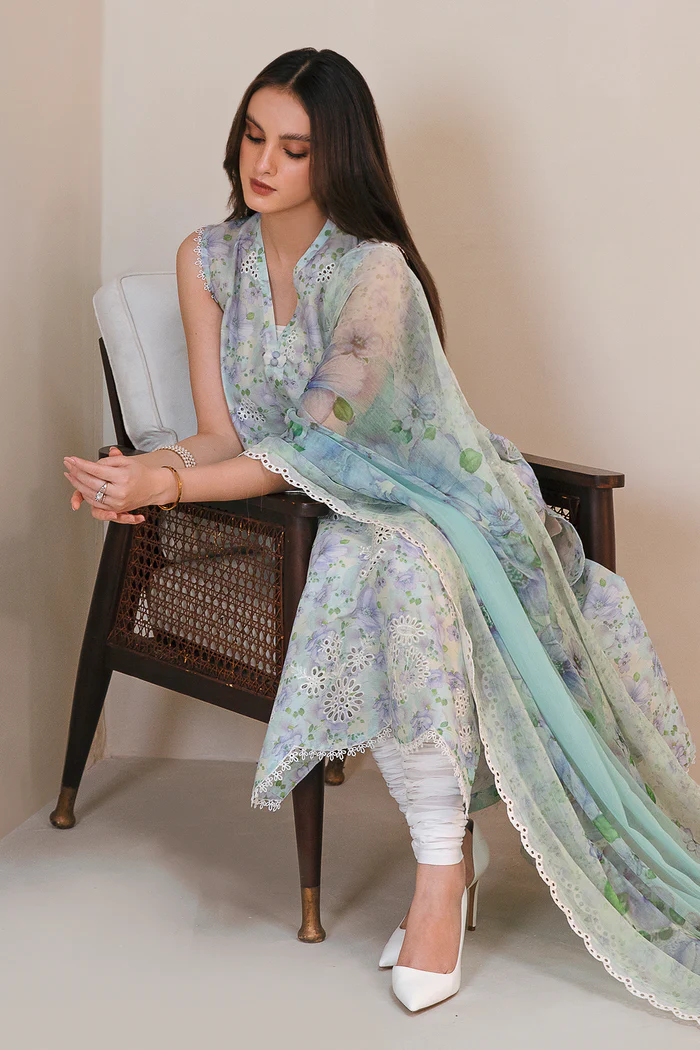 Stylish 3PCS embroidered lawn unstitched suit from ManshaLawn | premium quality lawn in Pakistan, lawn suits available at Peshawar’s top online fabric store