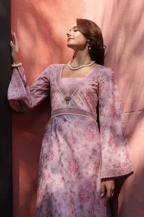 3PCS embroidered lawn unstitched suit MRFO1-625LLW78-ML from ManshaLawn | premium lawn in Pakistan, lawn suits from Peshawar’s best fabric online store