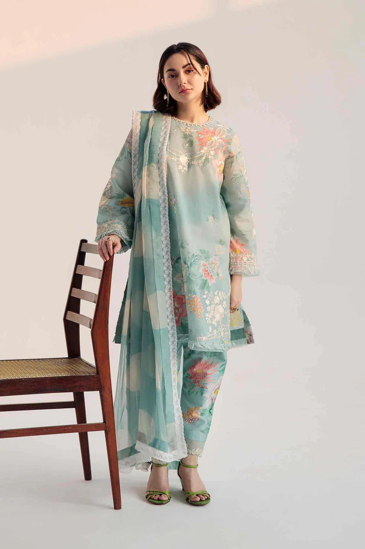 Premium 3PCS embroidered unstitched suit from ManshaLawn | lawn in Pakistan, lawn suits in Peshawar’s best fabric online store