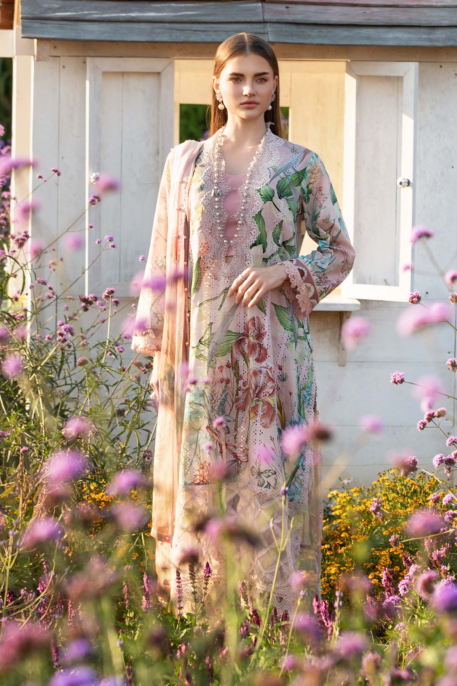 Premium 3PCS printed lawn unstitched suit from ManshaLawn | lawn in Pakistan, lawn suits in Peshawar’s best fabric online store