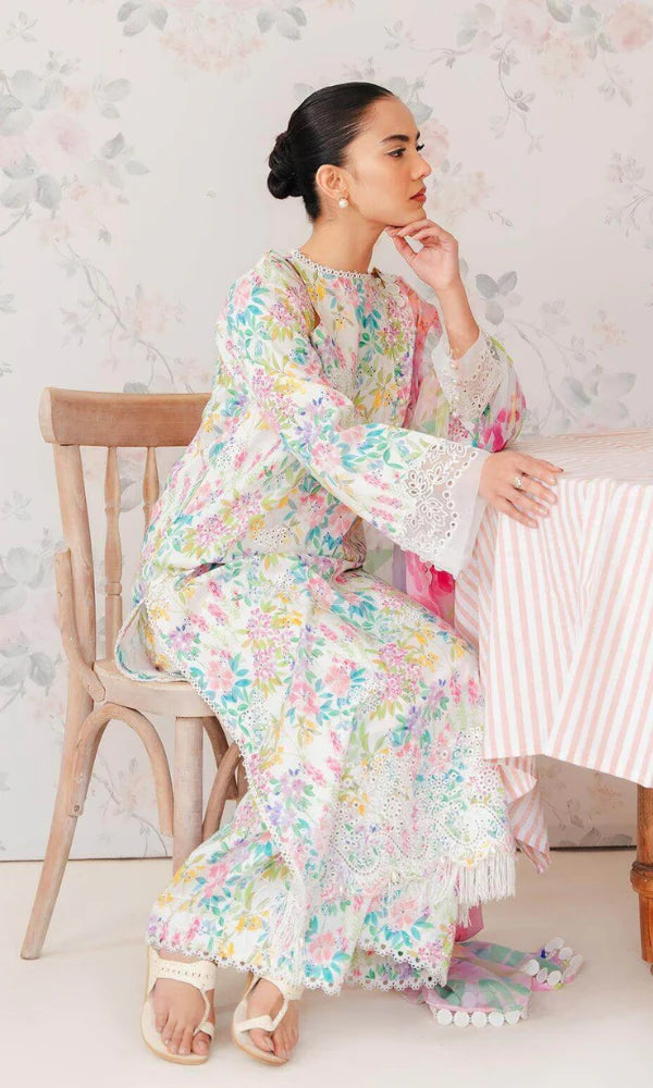 Premium 3PCS printed lawn unstitched suit from ManshaLawn | lawn in Pakistan, lawn suits in Peshawar’s best fabric online store