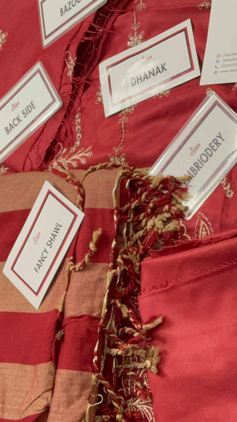 3 Piece Embroidered Dhanak Unstitched Suit –  Fancy Collection Luxury Winter Wear RA25-1025LLW91-ML