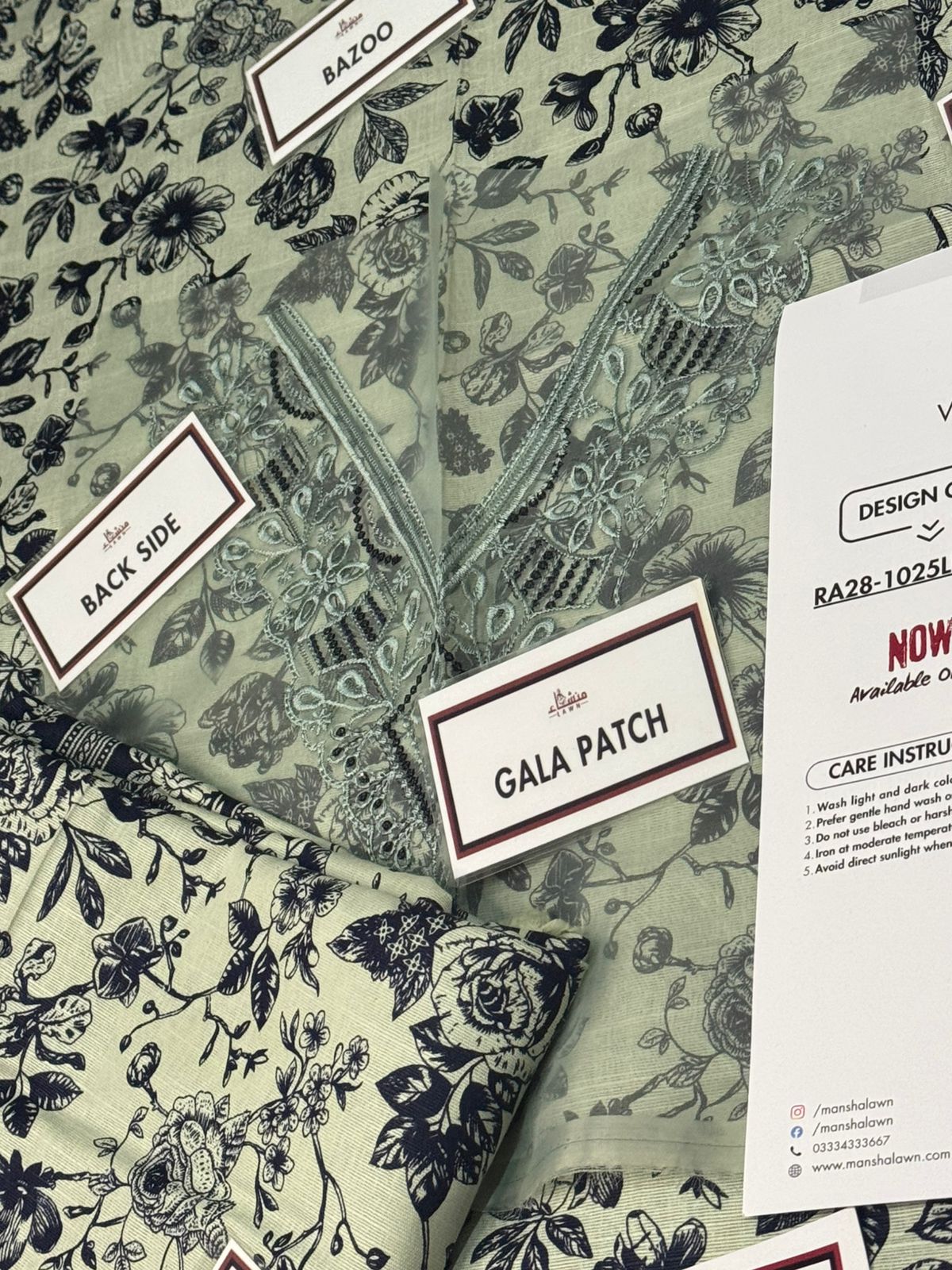 3 Piece Embroidered Khaddar Unstitched Suit –  Fancy Collection Luxury Winter Wear RA28-1025LLW91-ML