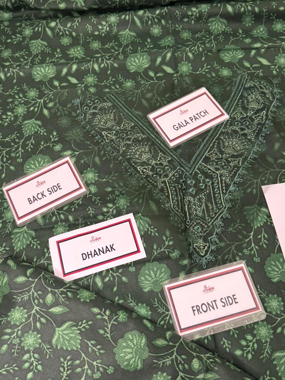 3 Piece Embroidered Dhanak Unstitched Suit –  Fancy Collection Luxury Winter Wear RA36-1025LLW91-ML