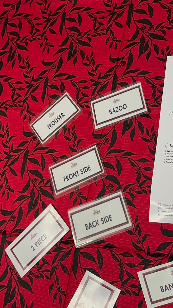 2 Piece Digital Bana Dora Linen Collection Unstitched Suit – Winter Wear HA05-1025LLW90-ML