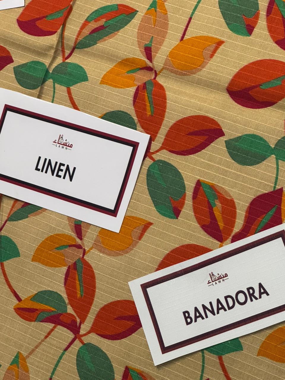 2 Piece Digital Bana Dora Linen Collection Unstitched Suit – Winter Wear HA11-1025LLW90-ML